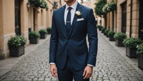 Le costume sur mesure pour le marié chic