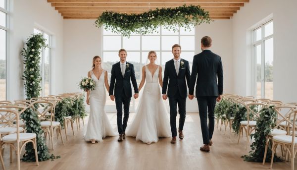 Oser un mariage moderne minimaliste et pur
