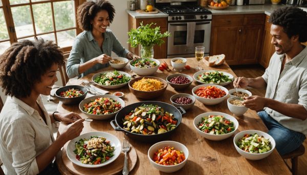 Proposer des options végétariennes au dîner