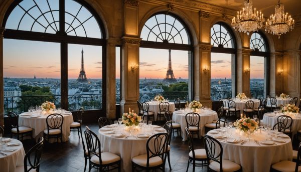 Top 5 des lieux de réception de mariage avec vue sur paris