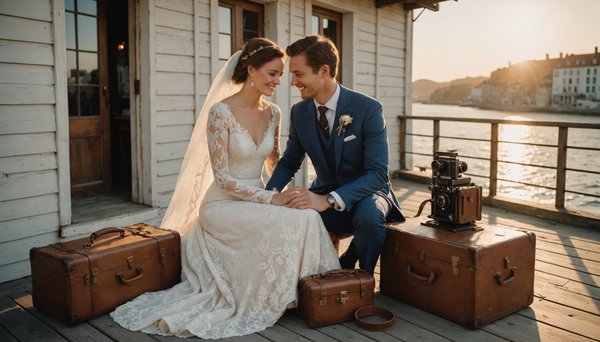 Un mariage sur le thème du voyage