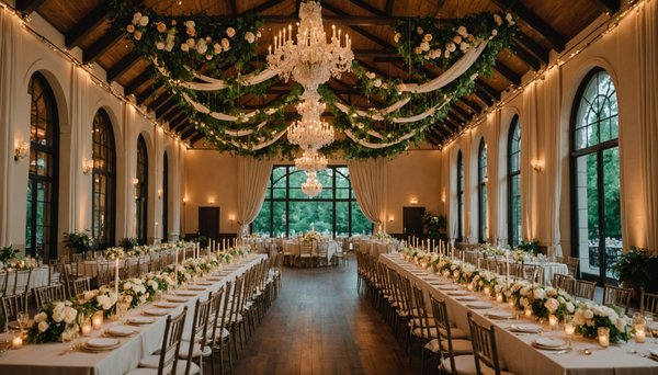 Comment décorer son lieu de réception selon le thème du mariage ?
