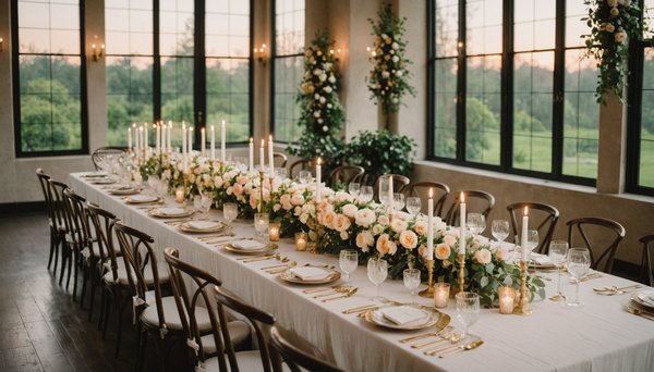 Comment décorer sa table de mariage selon le thème du mariage ?