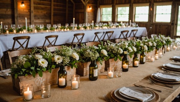 Comment faire sa décoration de mariage soi-même avec des objets recyclés ou personnalisés ?