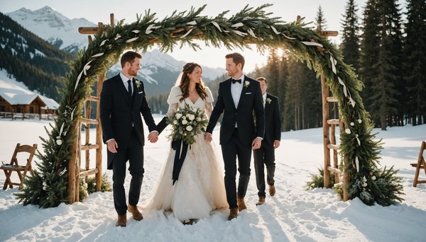 Mariage d'hiver: conseils pour une cérémonie au ski réussie